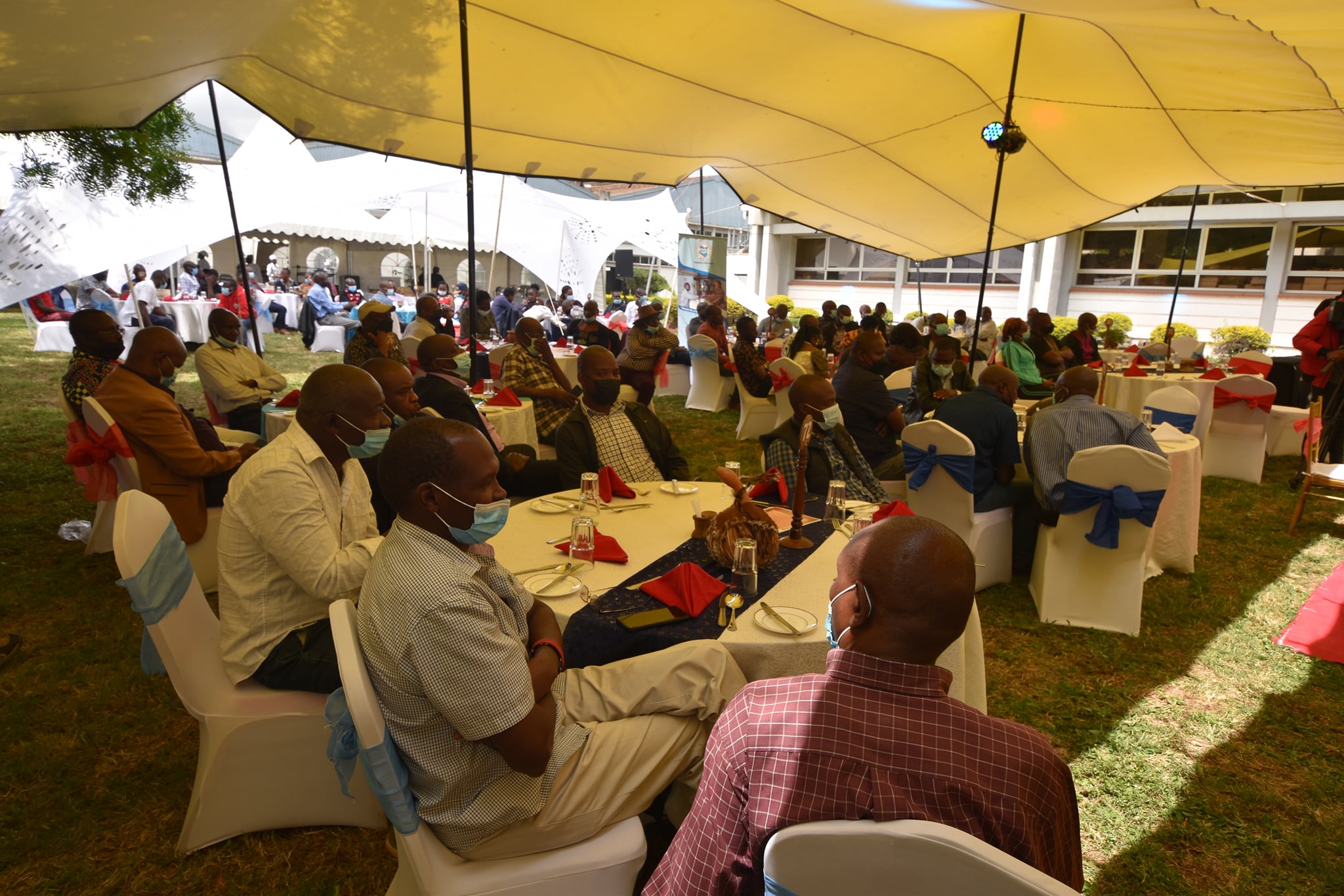 KLB staff following proceedings during the 2021 End Year Luncheon.